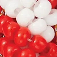 Sewing Down South x Crown & Ivy™ Beaded Candy Cane Drop Earrings