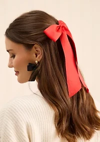 Sewing Down South x Crown & Ivy™ Ribbon Bow Earrings