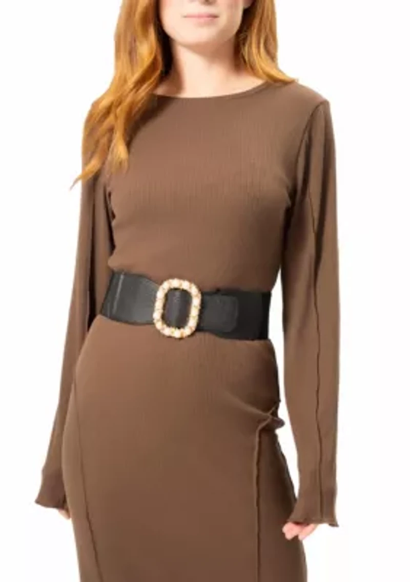 CARINA STRETCH PEARL BELT