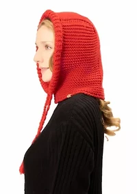 KNIT SNOOD WITH STRING