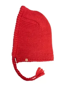 KNIT SNOOD WITH STRING
