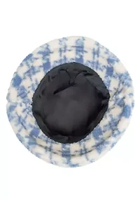 PLAID SHERPA BUCKET