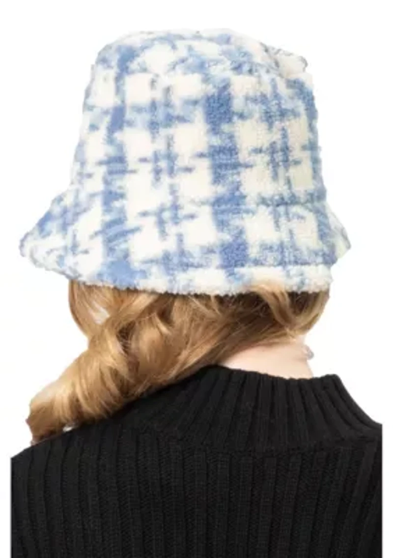 PLAID SHERPA BUCKET