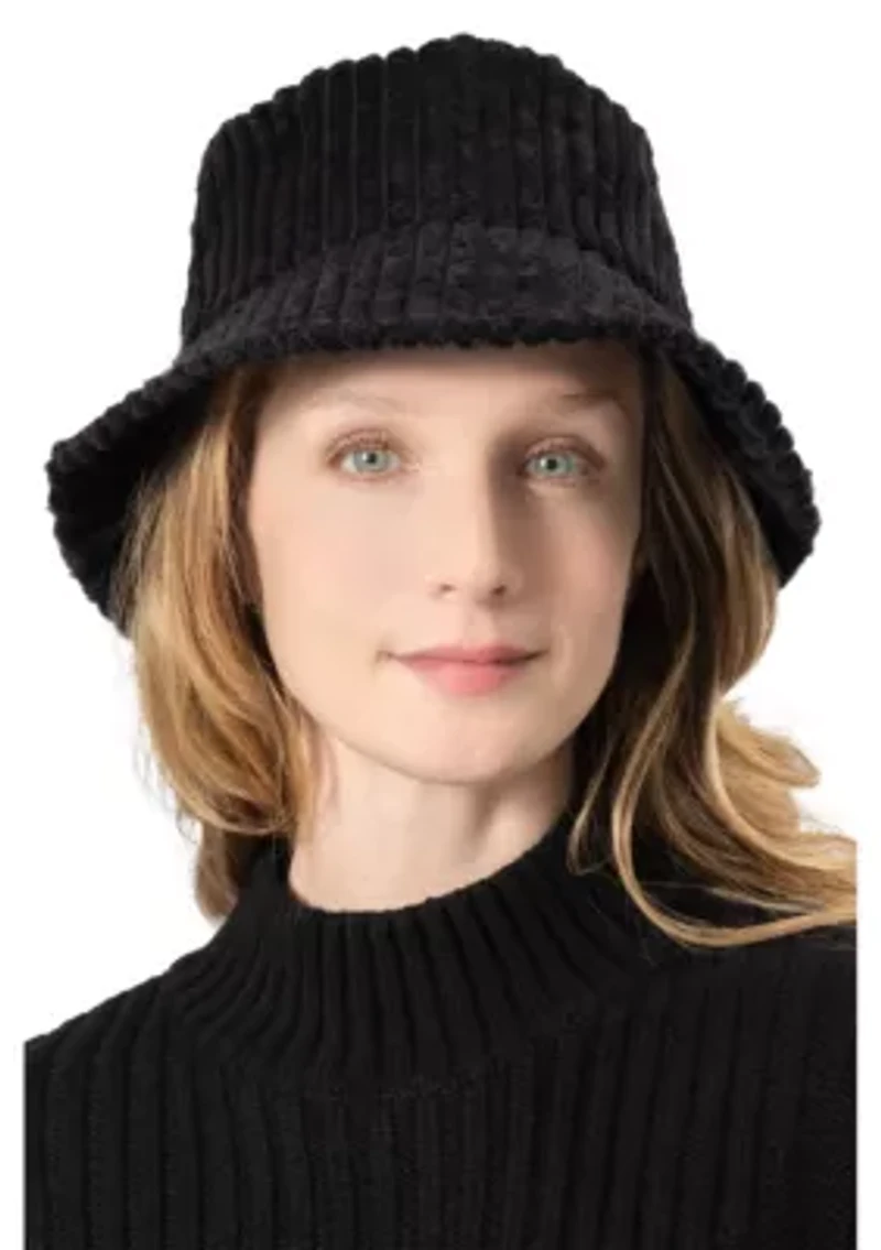 SOLID CORDUROY BUCKET