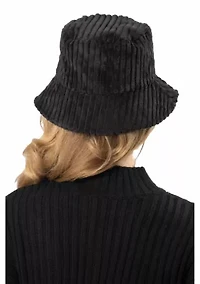 SOLID CORDUROY BUCKET