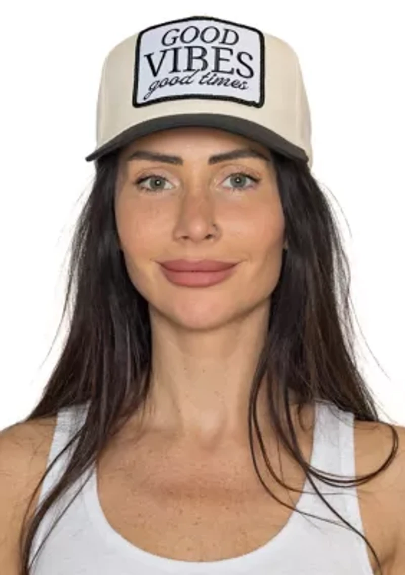 Good Vibes Good Times Trucker Hat