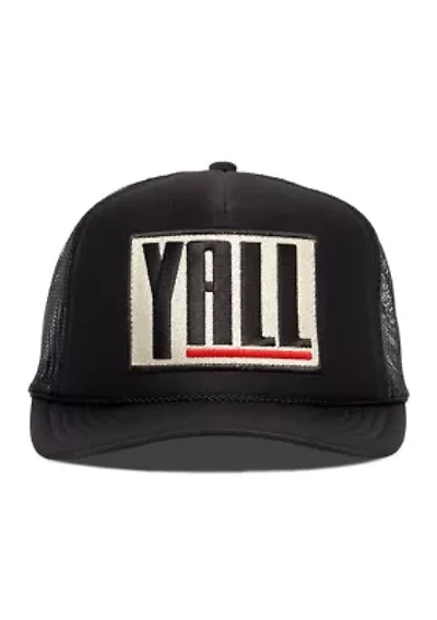 Yall Trucker Hat in Black