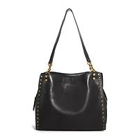 Lenox Studded Triple Entry Satchel