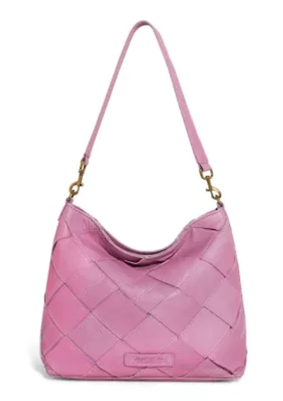 Mercer Woven Top Zip Hobo