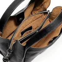 Auburn Conv. Crossbody W/ Leather Spray