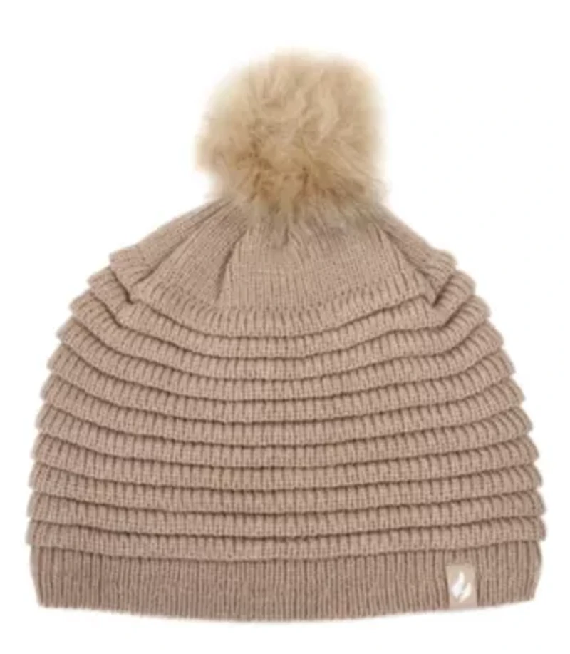 Cannes Ribbed Hat w/ Pom