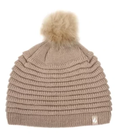 Cannes Ribbed Hat w/ Pom