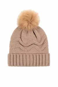 Courtney Roll up w/ Wispy Pom Hat