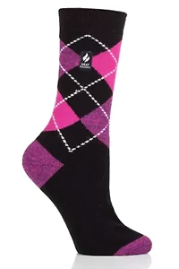 Ultra Lite Delilah Argyle Crew Sock