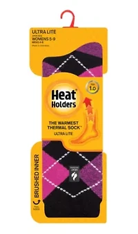 Ultra Lite Delilah Argyle Crew Sock
