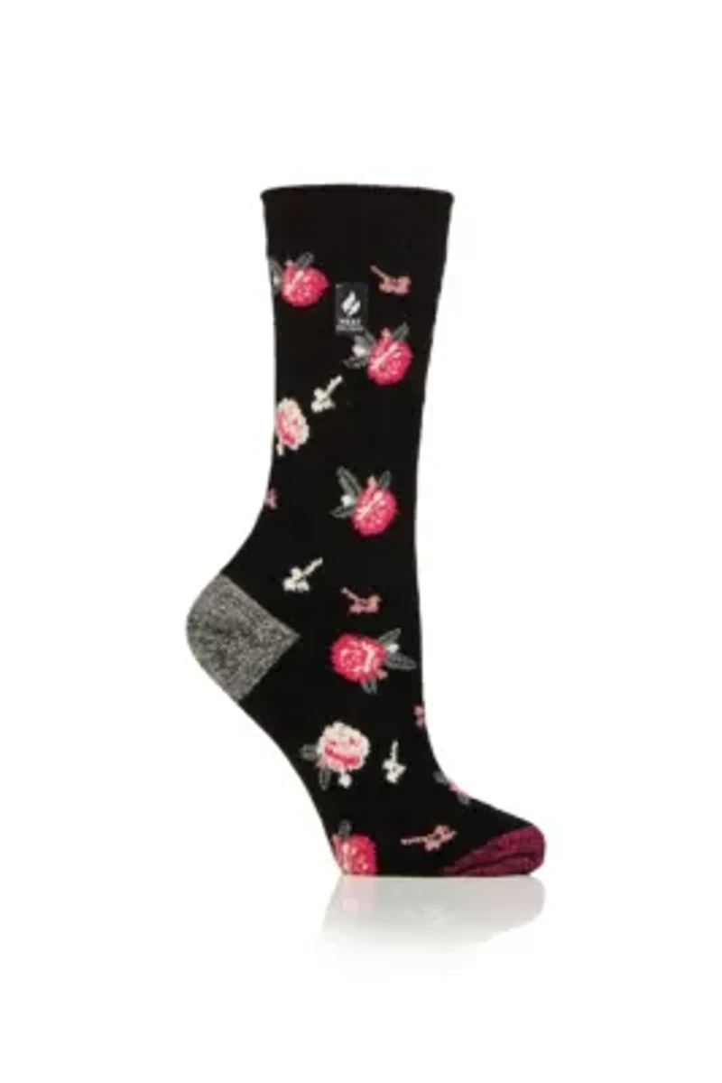 Ultra Lite Eliza Floral Crew Sock