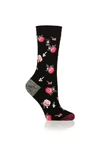 Ultra Lite Eliza Floral Crew Sock