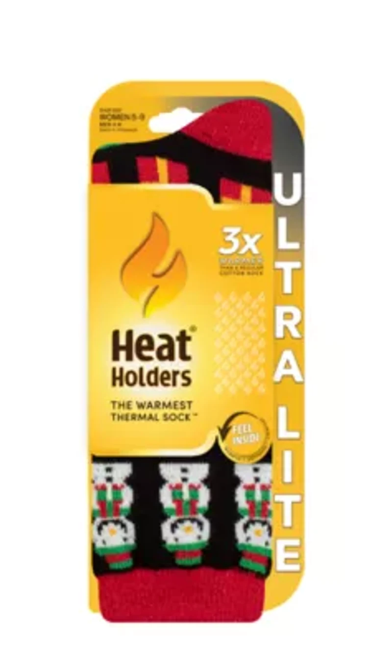 Ultra Lite Ellen Festive Xmas Penguin Crew Sock