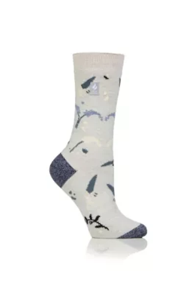 Ultra Lite Eloise Floral Crew Sock