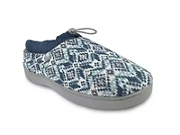 Emma Fairisle Knit Drawstring Slippers