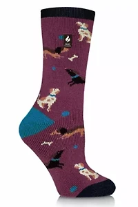 Lite Fauna Cats Novelty Crew Sock
