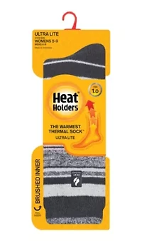 Ultra Lite Heather Stripe Crew Sock