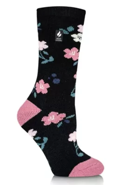 Lite Lanuza Floral Crew Sock
