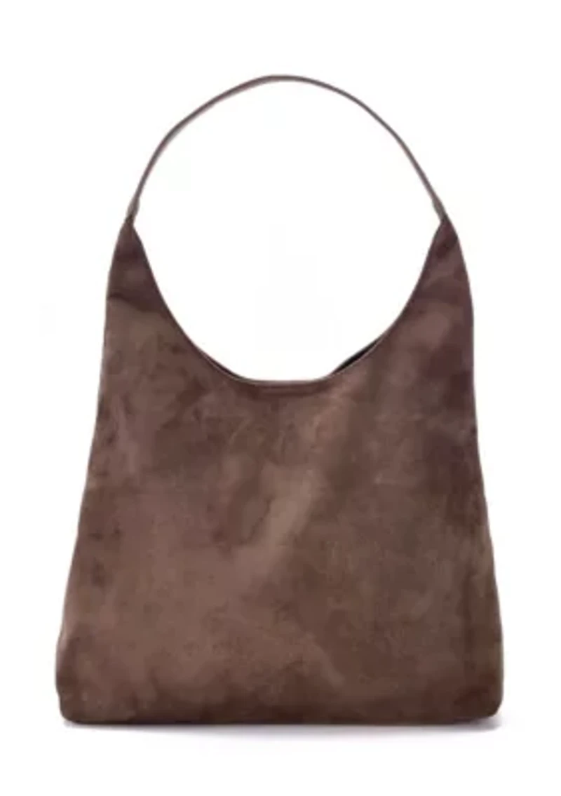 Dark Brown Slouchy Shoulder Bag