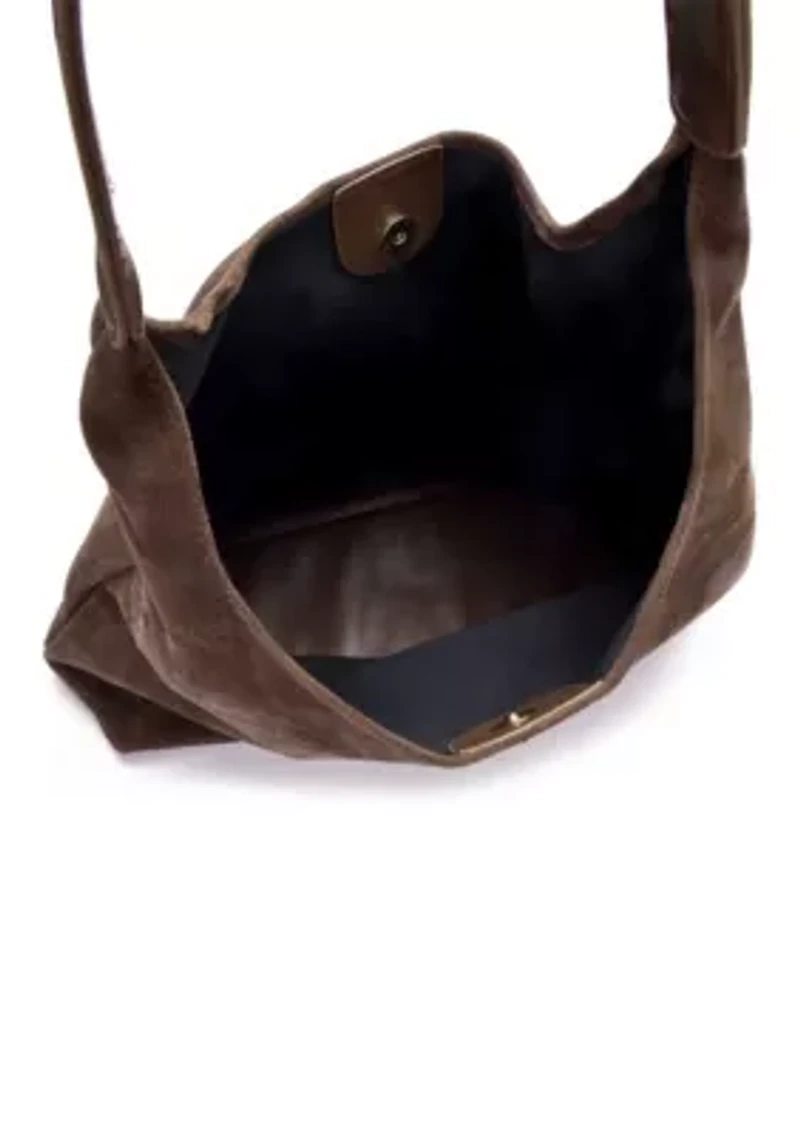 Dark Brown Slouchy Shoulder Bag