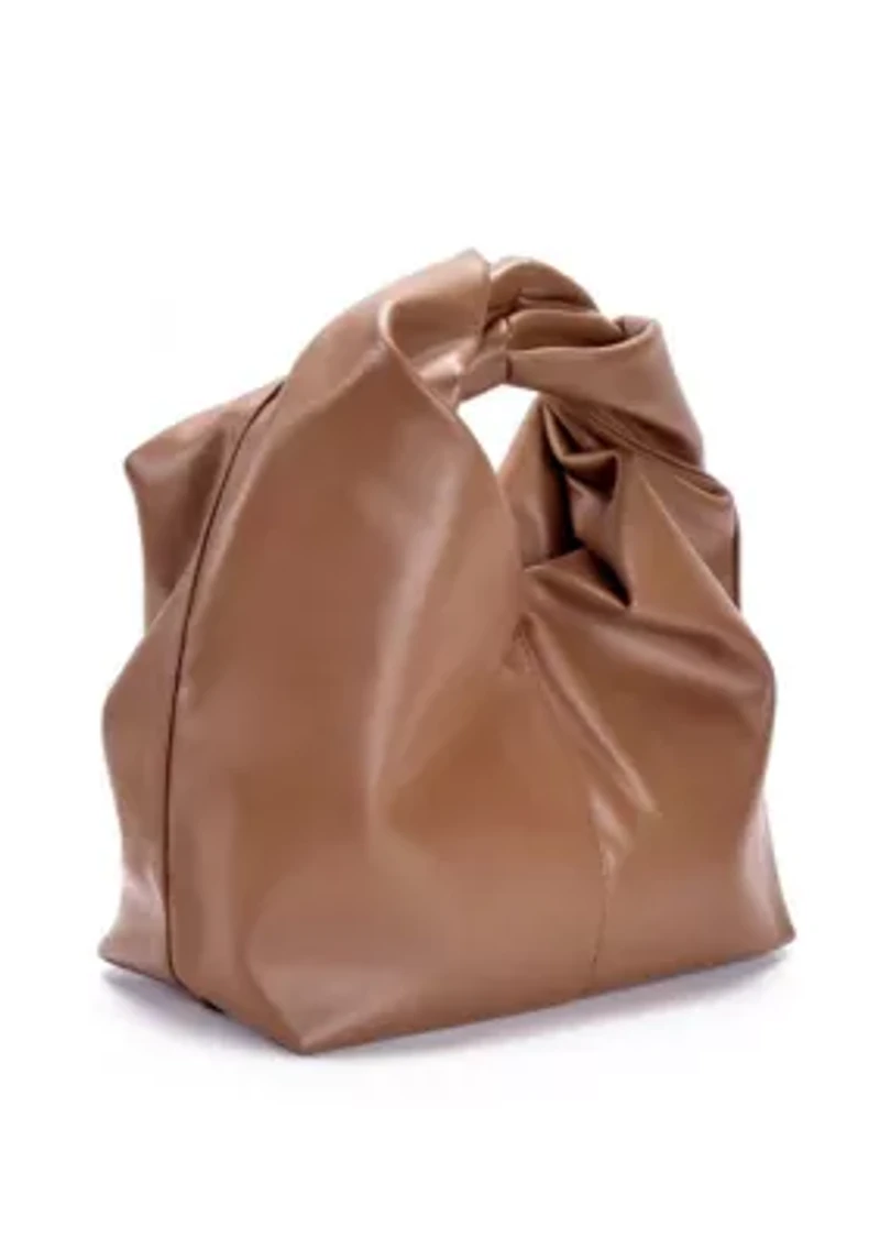 Rust Slouchy Twist Bag