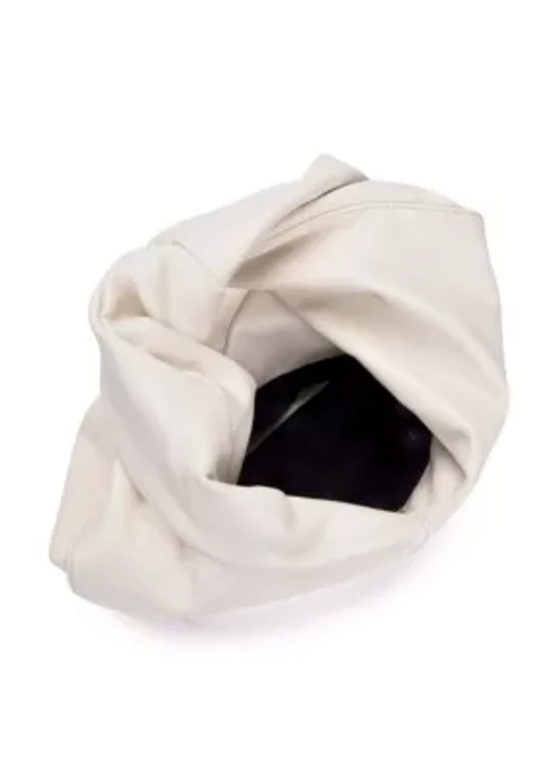 Ivory Slouchy Twist Bag