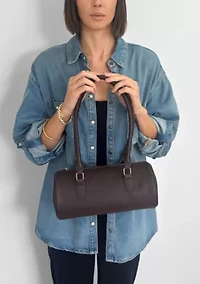 Brown Rounded Shoulder Bag