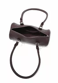 Brown Rounded Shoulder Bag