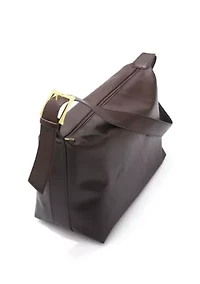 Dark Brown Adjustable Strap Shoulder Bag