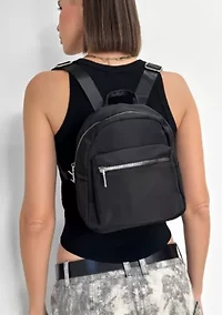 Black Sporty Small Backpack