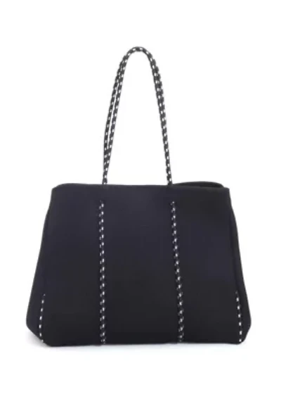 Black Neoprene Tote Bag
