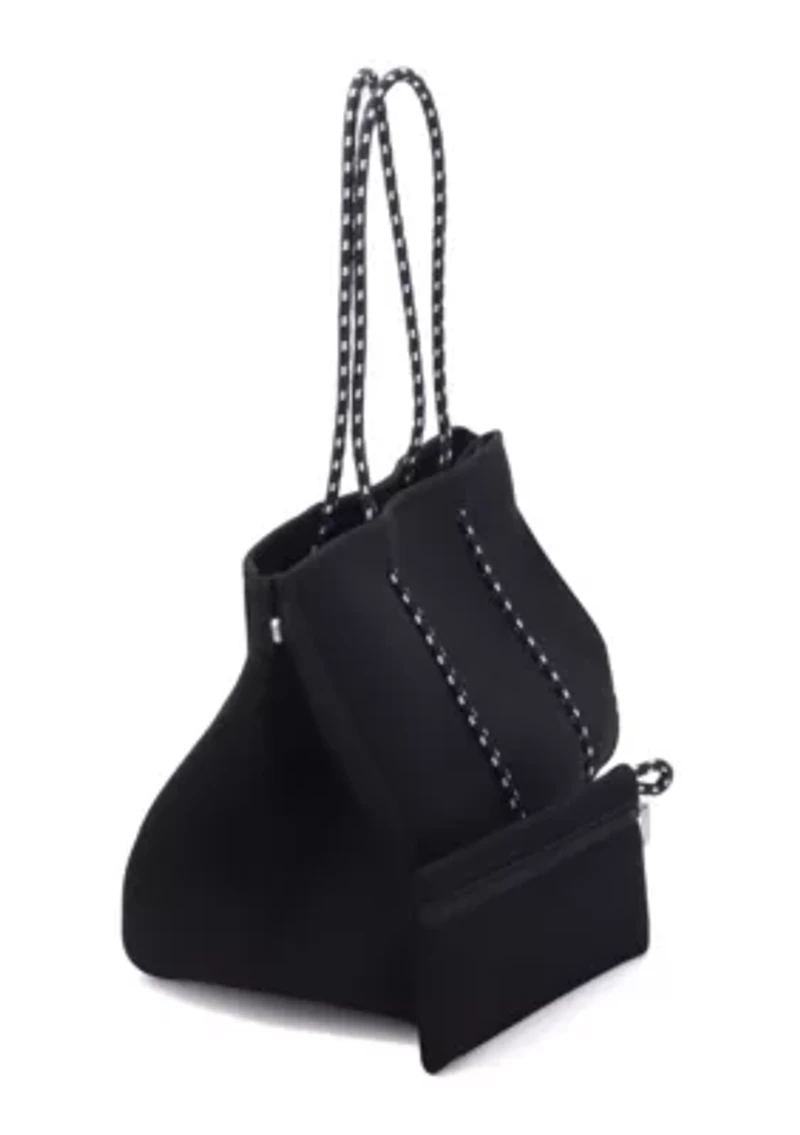Black Neoprene Tote Bag