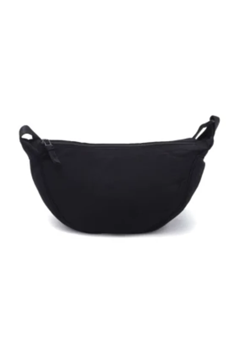 Black Sporty Adjustable Moon Bag