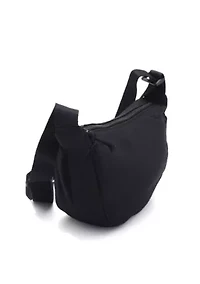 Black Sporty Adjustable Moon Bag