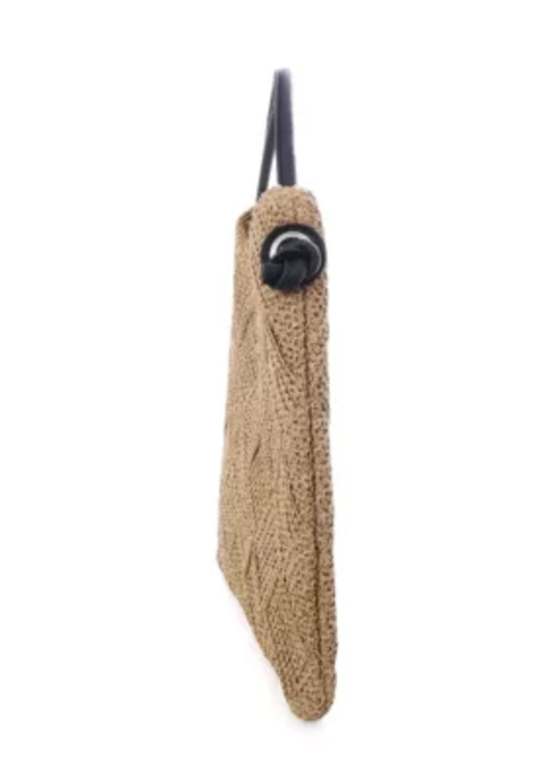 Natural Raffia Shoulder Hobo Bag