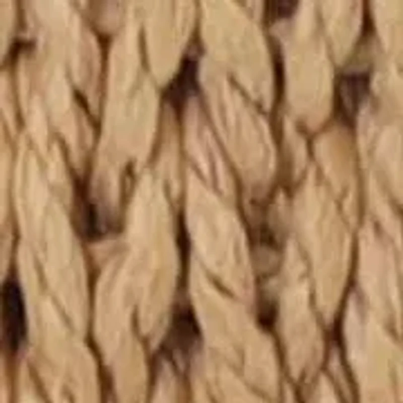 Natural Basket Arc Handle Bag with Shoulder Strap