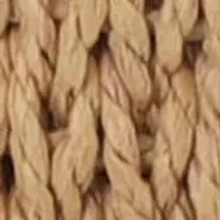 Natural Basket Arc Handle Bag with Shoulder Strap