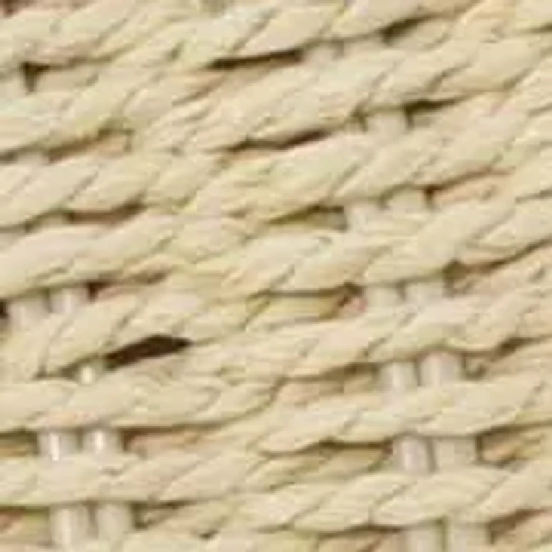 White Straw Picnic Basket Clutch