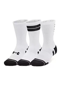 Adult Unisex Perf Tech Nov 3pk Crew