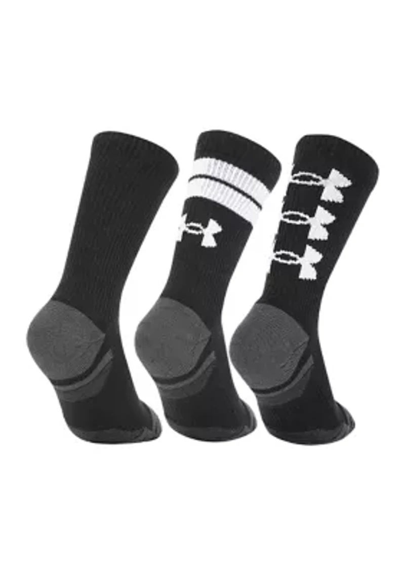 Adult Unisex Perf Tech Nov 3pk Crew