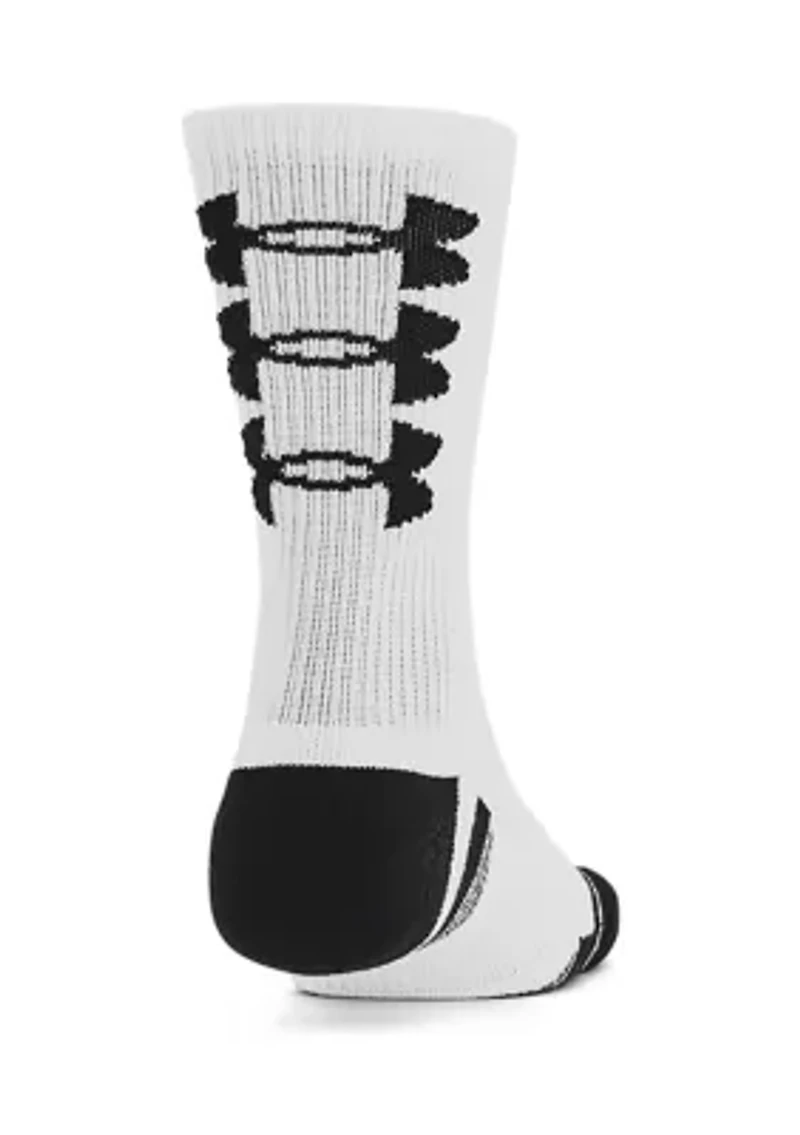 Adult Unisex Perf Tech Nov 3pk Crew