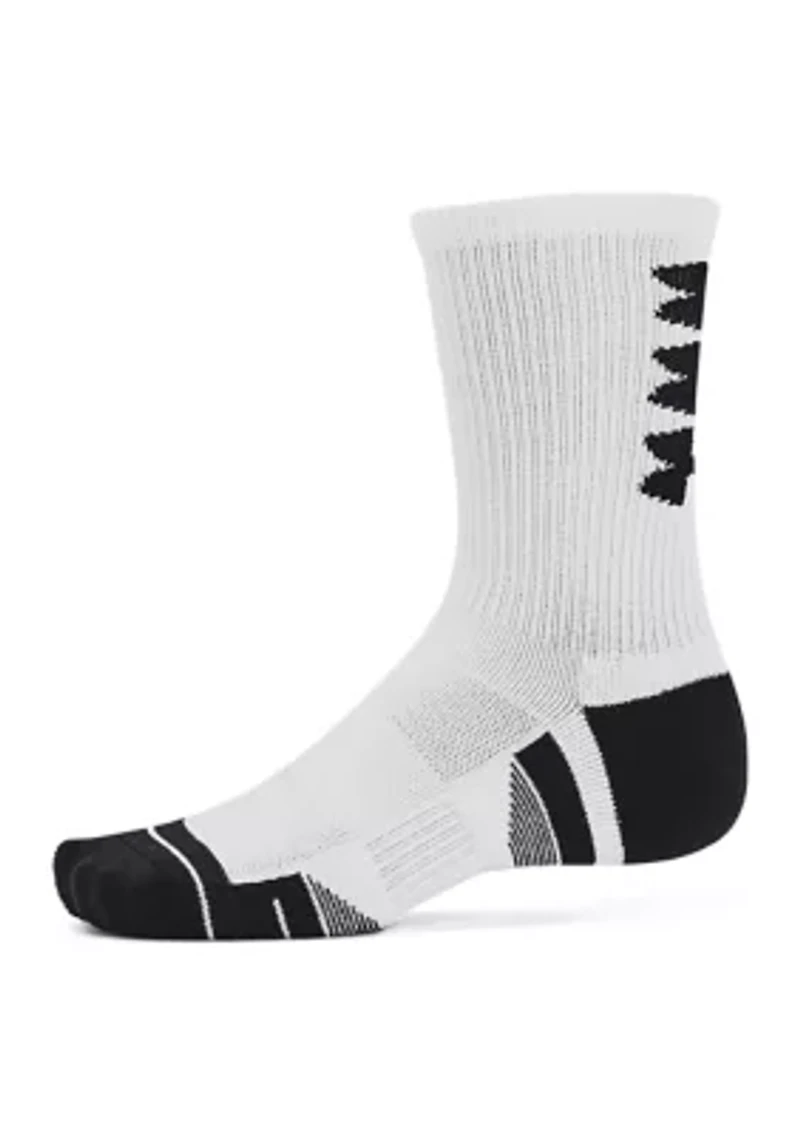 Adult Unisex Perf Tech Nov 3pk Crew