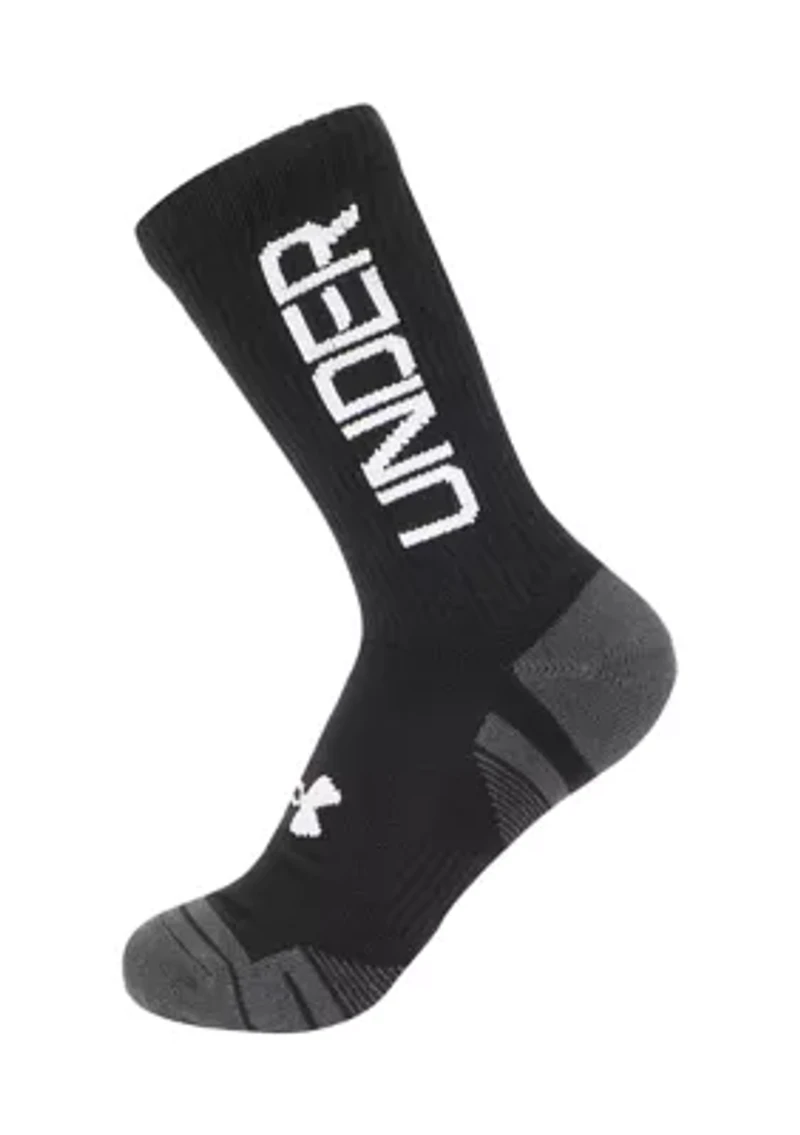 Adult Unisex Perf Tech Nov 3pk Crew