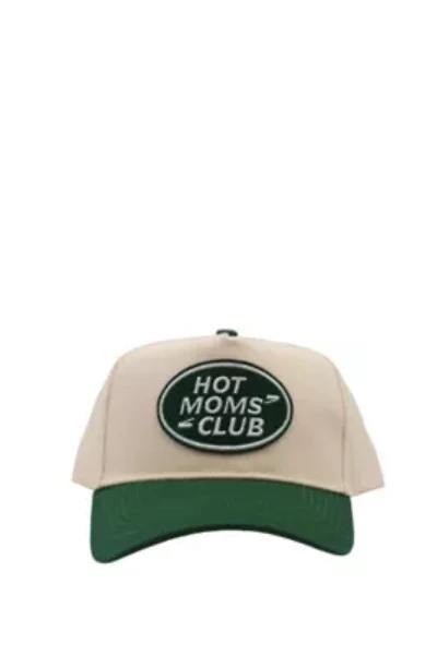 Hot Moms Club - Green Vintage Trucker Hat