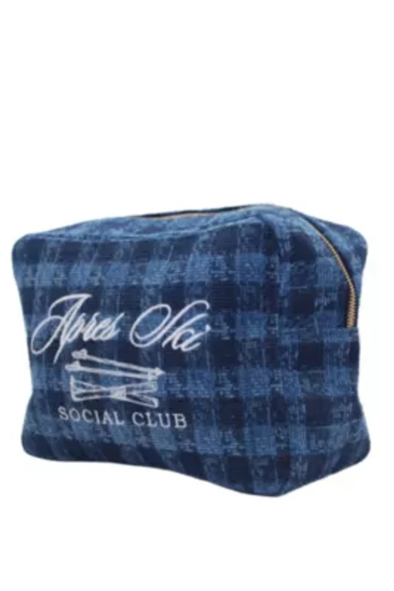 Apres Ski Social Club - Navy Plaid XL Bag